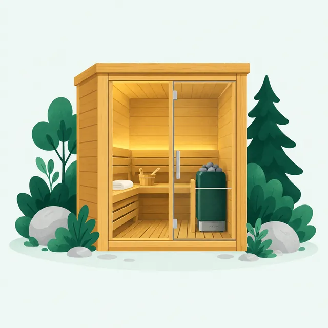 Sauna doméstica (estufa eléctrica)
